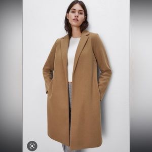 Lapel Camel Coat